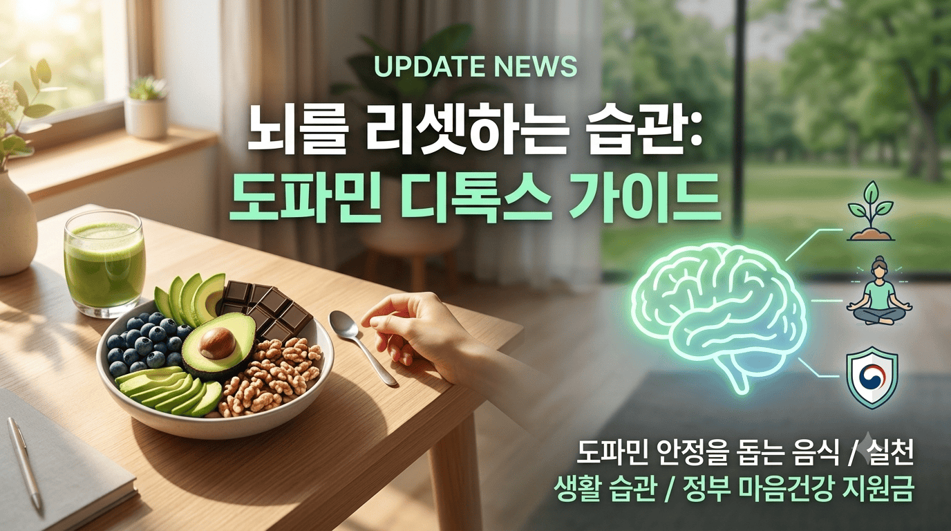 스마트폰 과의존을 줄이기 위한 도파민 디톡스 생활습관