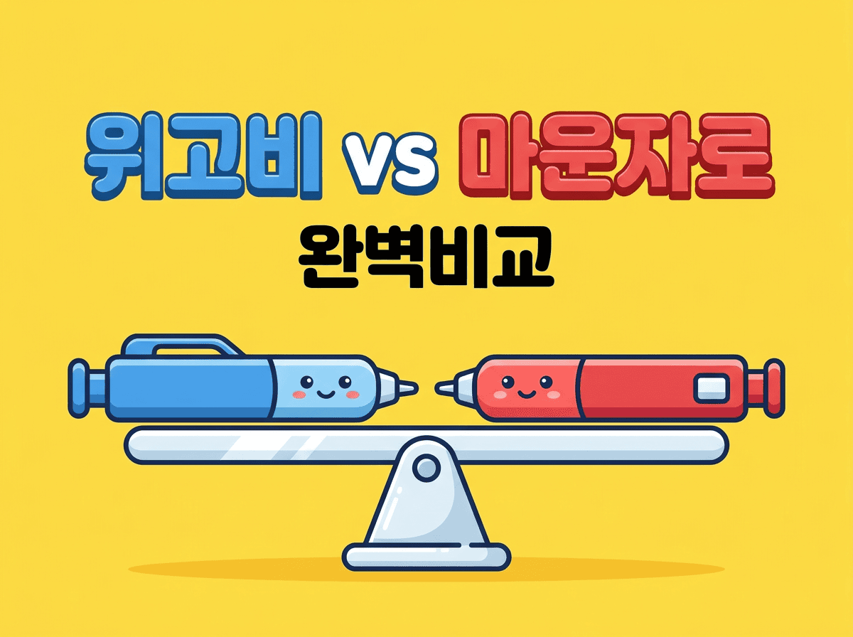 위고비 마운자로 비교 완벽 가이드 썸네일