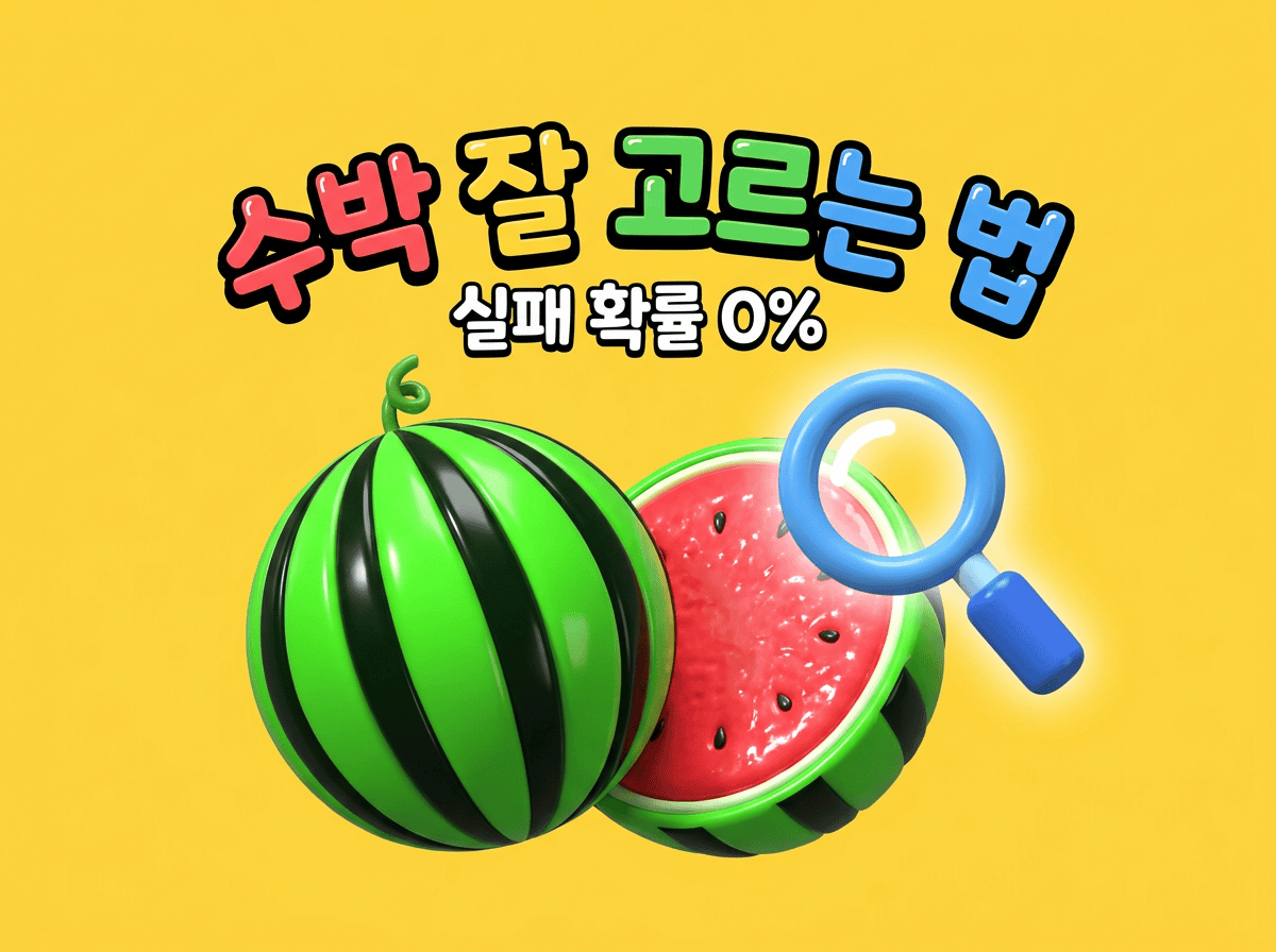 수박 잘 고르는 법 완벽 가이드 대표 썸네일