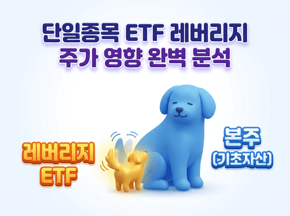 단일종목 ETF 레버리지 주가 영향 웩더독 현상 분석 대표 이미지