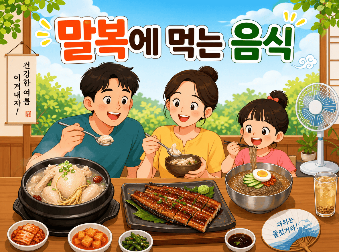 2026년 말복에 먹는 음식 대표 썸네일 이미지