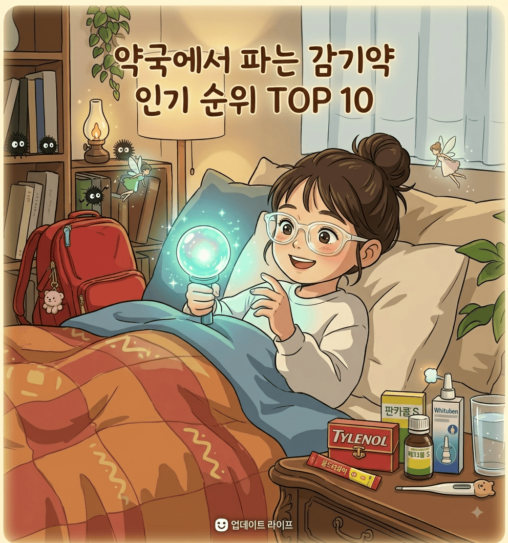 약국에서 파는 감기약 인기 순위 TOP 10 대표 이미지